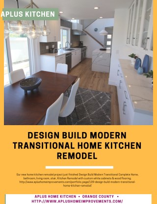 Aplus Transitional kitchen remodel