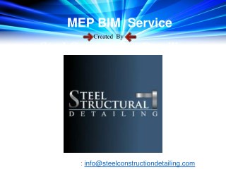 MEP BIM Services - Steel Construction Detailing