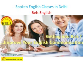 Spoken English Classes in Delhi