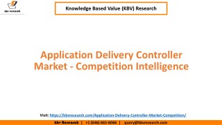 Application Delivery Controller Market - Competition Intelligence