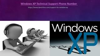 Windows XP Technical Support Phone Number