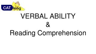 Verbal Ability and Reading Comprehension