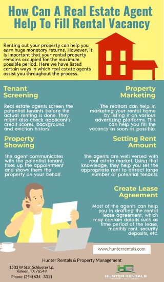 How Can A Real Estate Agent Help To Fill Rental Vacancy