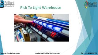 Pick To Light Warehouse