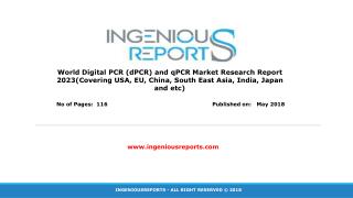 World Digital PCR (dPCR) and qPCR Global 2023 Market Research Report Analysis and Development
