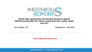 Global High-speed Data Card Market Research Report and Market Growth Analysis