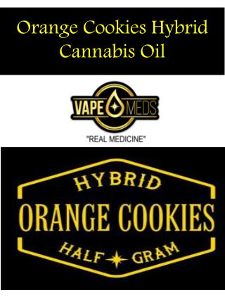 Orange Cookies Hybrid Cannabis Oil