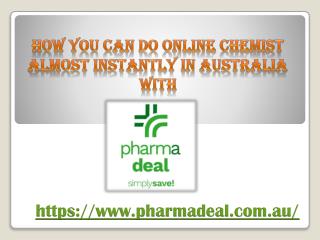 Make Your Discount Chemist in Australia Reality