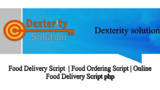 Food Delivery Script | Food Ordering Script | Online Food Delivery Script php