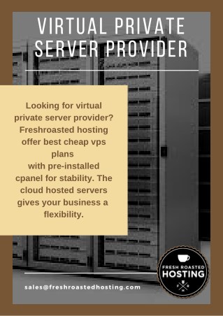 Virtual Private Server Provider