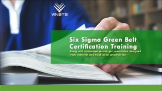 Lean Six Sigma GB Certification Training Hyderabad by Vinsys