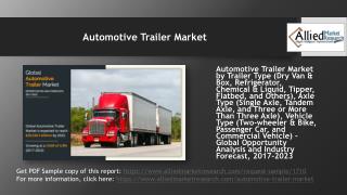 Automotive Trailer Market to grow at a CAGR of 3.8%.