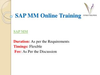 SAP MM PPT