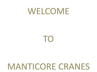 Sydney Crane Hire