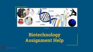 Top Biotechnology Assignment Help For Medical Students