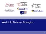 Work-Life Balance Strategies