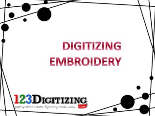 Digitization embroidery- Quality Embroidery By 123Digitizing