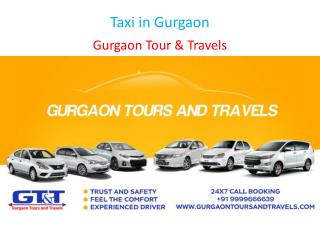 Taxi in Gurgaon