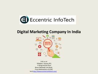 Digital Marketing Company, Agency in Pune, India - Eccentric Infotech