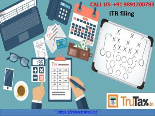 Why there is an ITR filing needed? 09891200793