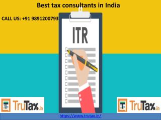 Why you need the best tax consultants in India? 09891200793