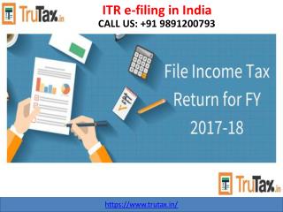 Who all can file an ITR e-filing in India? 09891200793