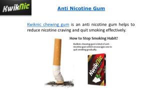 Kwiknic Anti Nicotine Gum