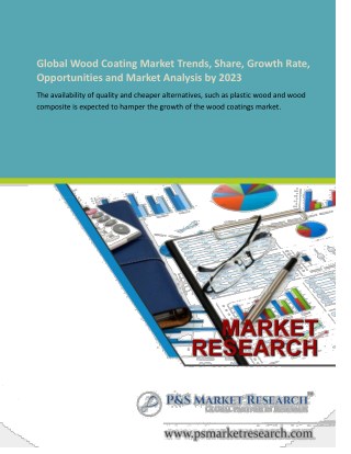 Wood Coating Market Trends, Share, Growth Rate, Opportunities and Analysis by 2023