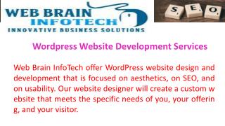 Wordpress Website Development Services