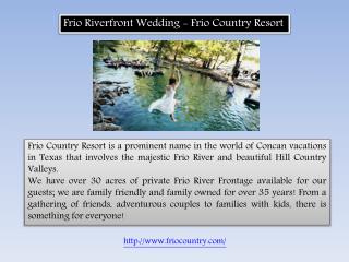 Frio Country Resort