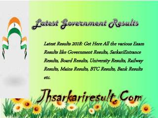 Latest Government Results