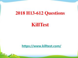 Huawei HCNA-Storage 3.0 H13-612-ENU Questions Killtest