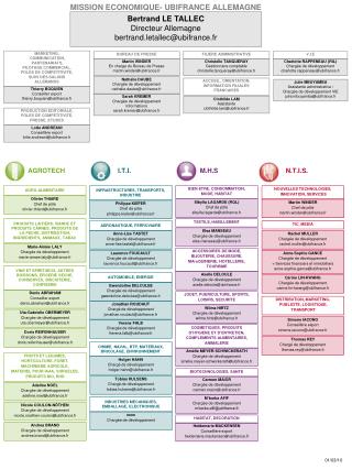 MISSION ECONOMIQUE- UBIFRANCE ALLEMAGNE