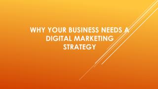 why your business needs a Digital Marketing Strategy