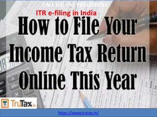 What do you mean by ITR filing in India?