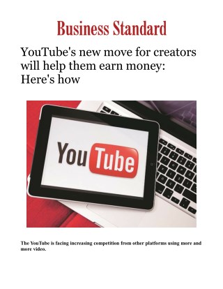 YouTube's new move for creators will help them earn money: Here's how