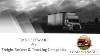 TMS SOFTWARE for Freight Brokers & Trucking Companies