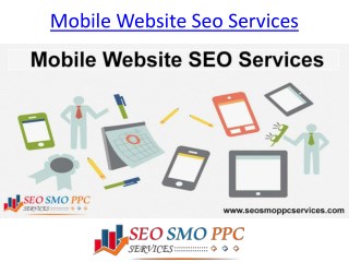 mobile website seo services