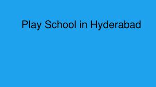 Best Preschool