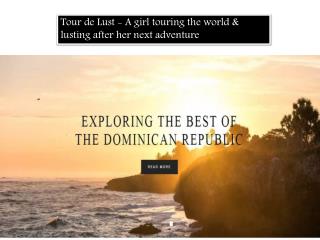 Tour de Lust - A girl touring the world & lusting after her next adventure