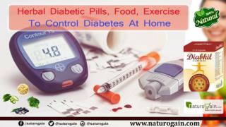 Herbal Diabetic Pills, Food, Exercise to Control Diabetes at Home