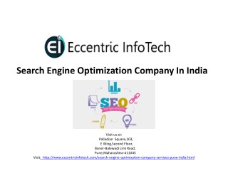 SEO Service Provider in India - Eccentric Infotech