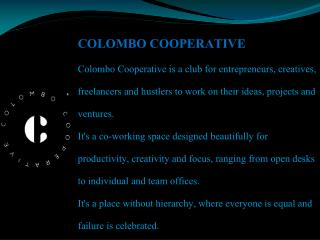 Startup Co Working Space | Shared Office Space - Colombo Coop