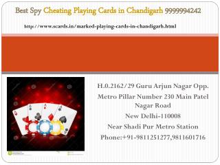 Cheating Playing Cards Device in Chandigarh