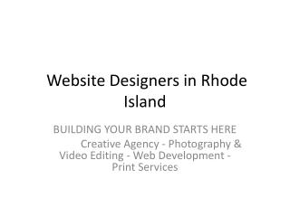 Website Designers in Rhode Island