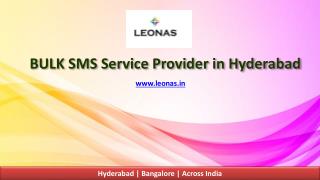 Best Bulk SMS Services in Hyderabad