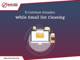 5 Common Mistakes While Email List Cleaning