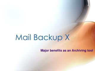 Apple Backup Mail App