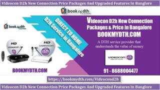 Videocon D2H New Connection In Banglore : Videocon D2H Packages : Bookmydth.com