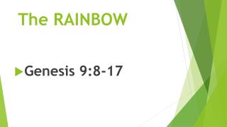 Genesis 9:8-17 Sermon Slides